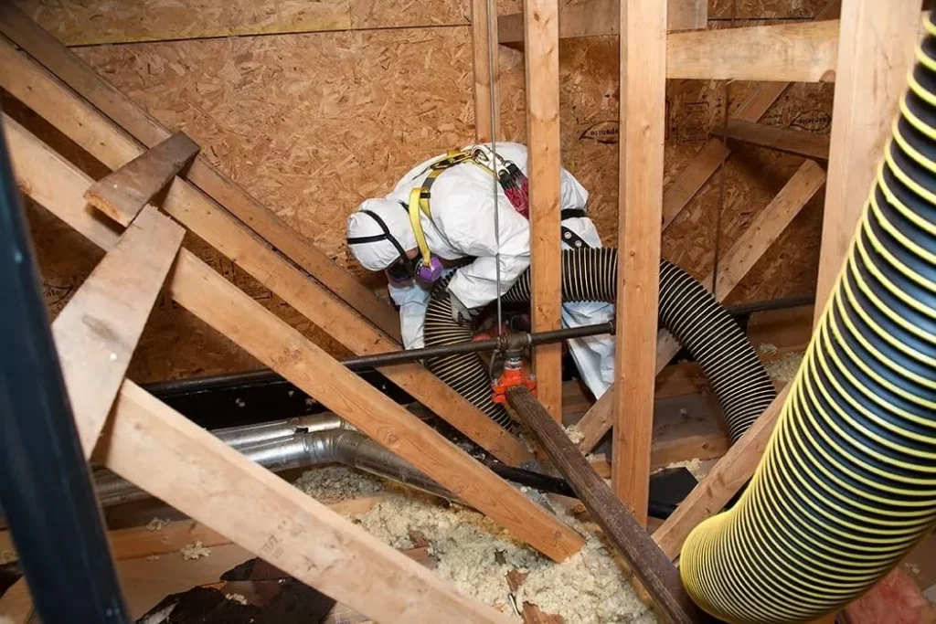 Removing Old Insulation